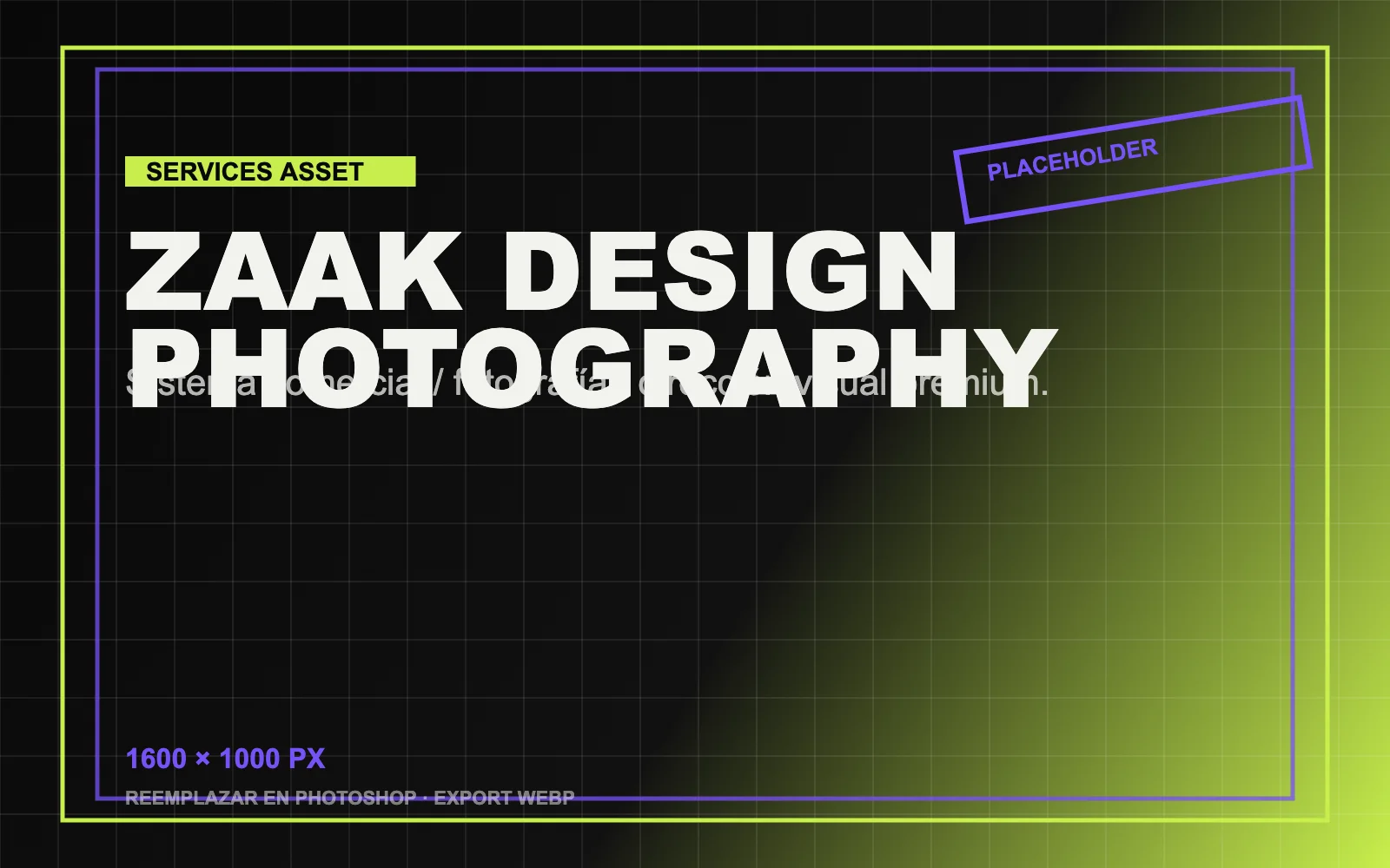 Placeholder caso ZAAK Design Photography en documentación