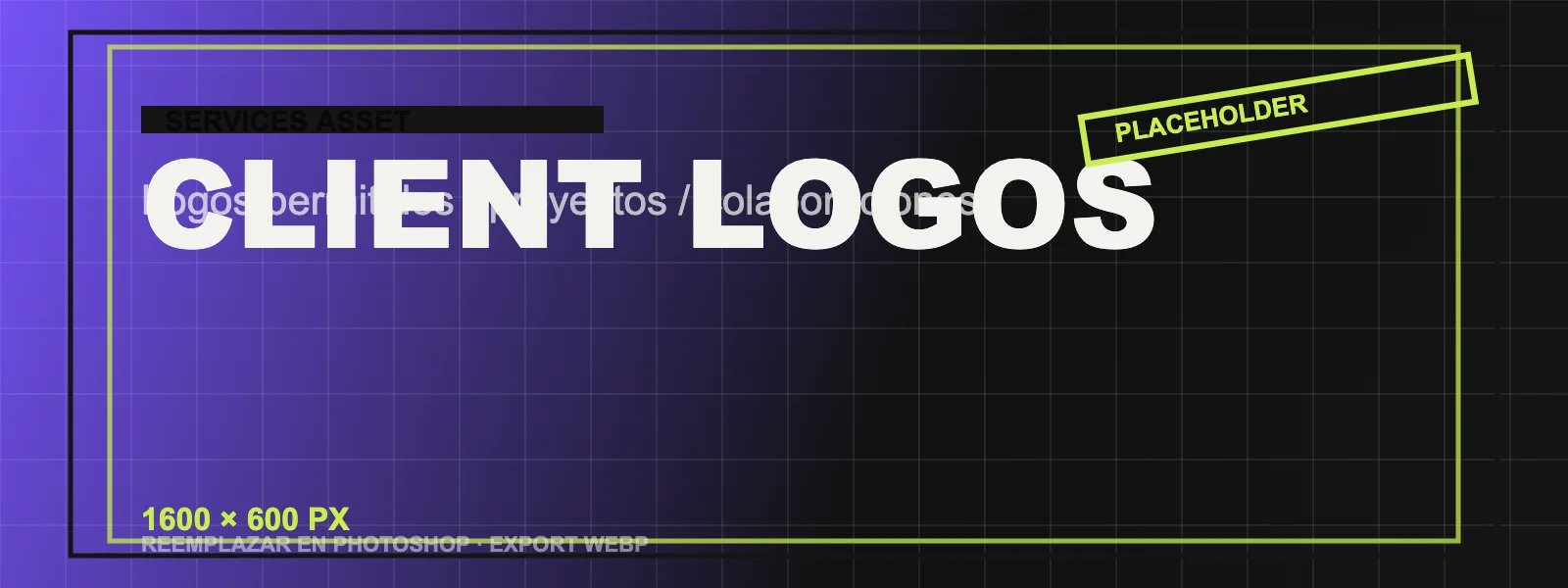 Placeholder logos permitidos clientes y colaboraciones